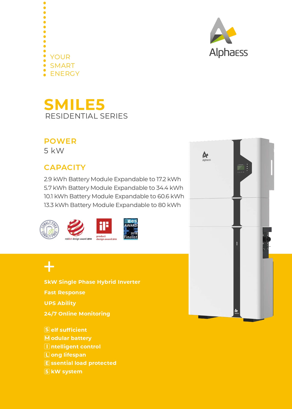 SMILE5 5kW 50kWh System