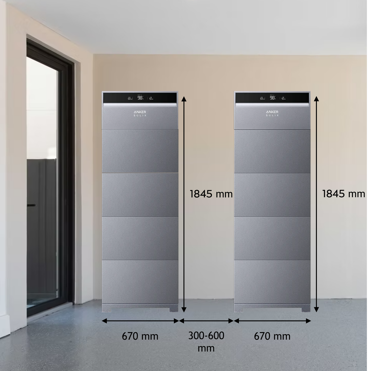 Hybrid 1P 2x(5-6) kW 35-40 kWh