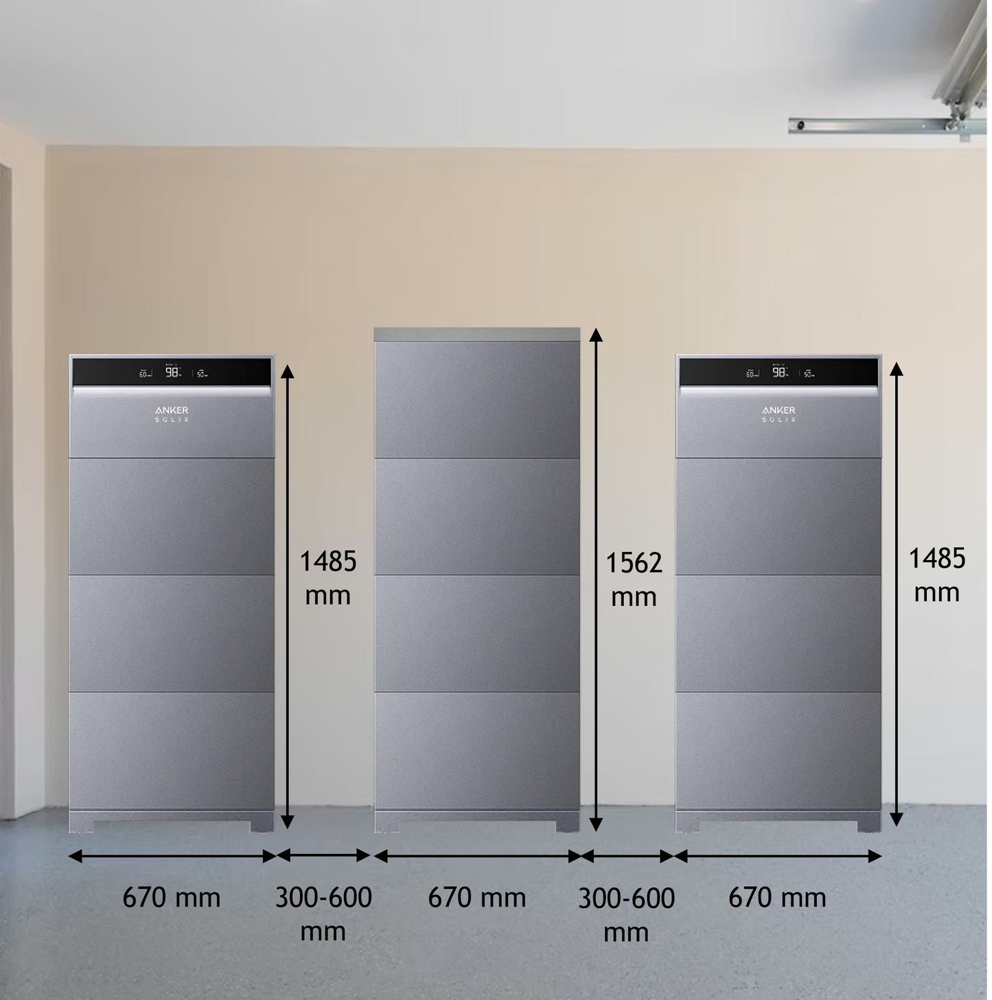 Hybrid 1P 2x(5-6) kW 45-60kWh