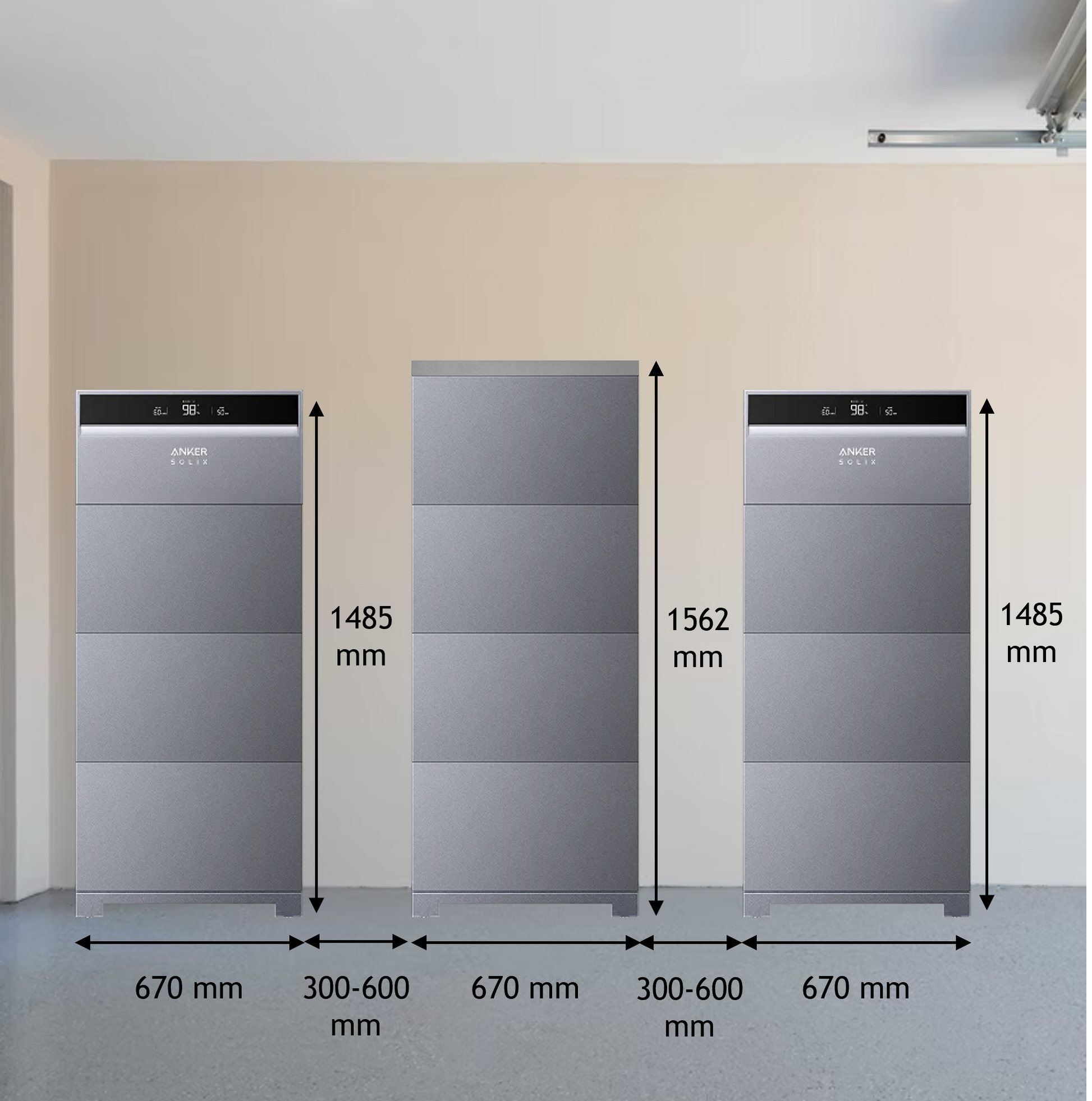 Hybrid 1P 2x(5-6) kW 45-60kWh